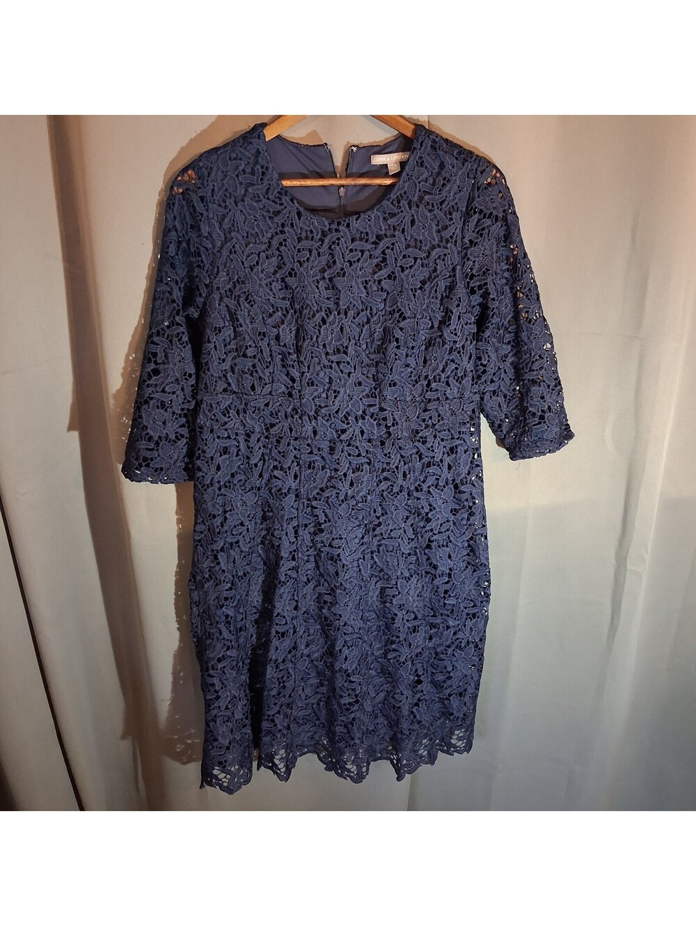 Jessica London Navy Blue Lace Dress Size 12W